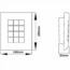 ARBOTANTE PARED H-810/ACI ACERO INOX TECNOLITE