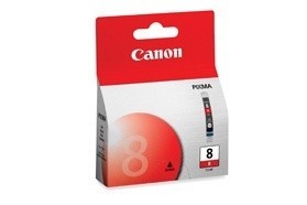 Tanque de Tinta Canon CLI-8R Rojo