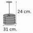 LUMINARIA SUSPENDIDA LOSANNA I CTL-8170/M TECNO LITE.