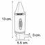 LAMPARA VELADORA CRAYON CELESTE FU0427 FULGORE.