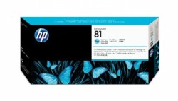 Cabezal HP 81 Cyan Claro y Limpiador de Cabezal