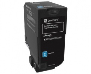 Cartucho Lexmark 74C4HC0 Cyan, 12.000 Páginas