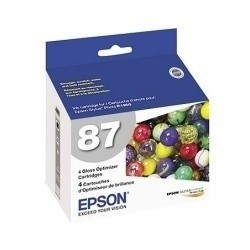 Cartucho Epson Optimizador de Brillo 87, 4 Piezas