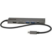 Docking Station Startech.Com 1X Sd/Mmc 1X Microsd 1X Hdmi 1X Rj-45 Usb-A 3.2 Gris Dkt30Chsdpd1