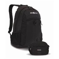 Back Pack Negra + Cangurera Bundle