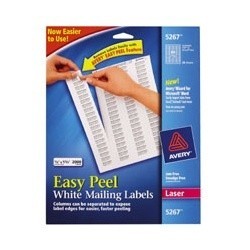 Avery 2000 Etiquetas Blancas, 45mm x 13mm