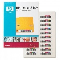 HP Paquete de Códigos de Barras HP Ultrium 3 RW, 100 Etiquetas