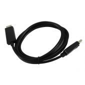 Cable De Video Batauro Displayport Macho A Hdmi Macho Full Hd 1.80 Metros Negro Ca-Dphd2