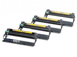 Tambor Brother Kit de 4es DR210CL Tricolor  Negro, 15.000 Páginas