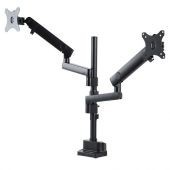Brazo De Escritorio Startech.Com Para 2 Monitores 32" Hasta 16Kg Negro Armdualpivot