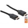 Cable Hdmi Manhattan Certificado Premium Hdmi 2.0 Macho - Hdmi 2.0 Macho 4K 60Hz Negro 355346