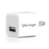 Cargador Para Pared Vorago Au-105 Con 1 Puerto Usb Blanco