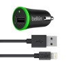 Micro Cargador para Auto con Cable Lightning
