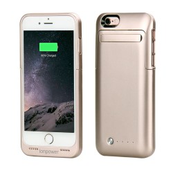 Funda Cargadora 3000mah para iPhone 6/6s Oro