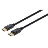 Cable Manhattan 355575 Displayport Macho Displayport 1.4 Macho 8K 60Hz 2 Metros Negro
