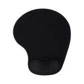 Mousepad Acteck Ac-934329 Con Descansa Muñecas Antiderrapante 21 X 27Cm 2.5Mm Negro