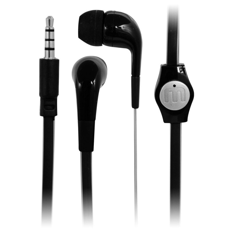 Manos Libres Flat Negro iPhone