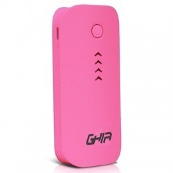 Cargador Portátil Ghia Power Bank Volta GAC-021, 3600mAh, Rosa