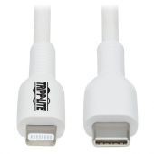 Cable De Carga Tripp Lite Mfi Lightning Macho - Usb-C Macho 1M Blanco M102Ab-01M-Wh