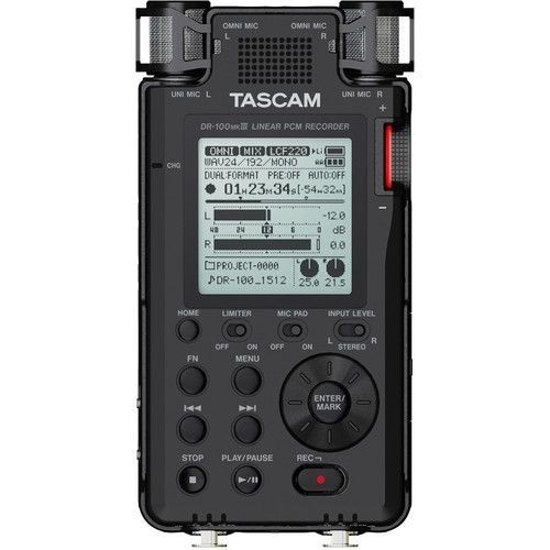 Grabadora TASCAM DR-100MKIII PCM Lineal