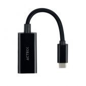 Adaptador Acteck Shift Plus Ad420 Usb-C Macho Displayport Hembra 4K 60Hz Negro