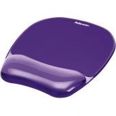 Mousepad Con Descansa Muñecas Fellowes De Gel 20X23Cm 2Cm Púrpura 91441