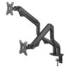 Soporte Para Doble Monitor Ovaltech 17" A 32" Hasta 8Kgs Ovm-D1732
