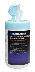 Manhattan Toallas Antiestaticas Húmedas, 100 Piezas