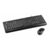Kit Teclado Y Mouse Klip Xtreme Deskmate Kck-251S Español Óptico 1000Dpi Negro