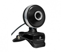 True Basix Webcam Estándar TBCW-001, 640 x 480 Pixeles, USB 2.0, Negro