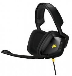 Corsair Audífonos Gamer VOID Stereo, Alámbrico, 3.5mm, Negro/Amarillo