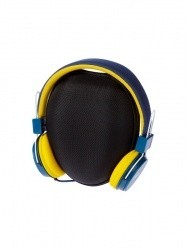 Grixx Audífonos GROHRETRO01, Alámbrico, 3.5mm, Azul/Amarillo