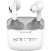 Audifonos Tws Necnon Ntws-03 Indicador Led Bluetooth 5.0 Blanco Nbab031200
