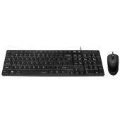 Kit De Teclado Y Mouse Acteck Mk415 Alambrico Usb-A 1200Dpi Español Negro Ac-933407