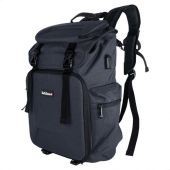 Mochila Techzone Glory Para Laptop De Hasta 15.6" Conector Usb Externo Gris Tz21Lbp13-B