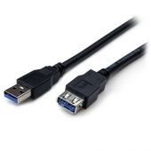 Cable Extensor Usb Startech.Com Usb-A Macho A Usb-A Hembra 2 Metros Negro Usb3Sext2Mbk