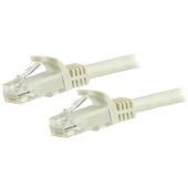 Cable Startech 5M Red Ethernet Utp Cat6 Snagless Blanco Rj45