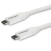 Cable Usb C Startech Pd 5A Usb 2.0 4M Blanco Usb2C5C4Mw