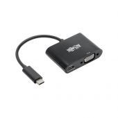 Adaptador Usb-C A Vga Con Carga Pd Usb3.1 Thunderbolt 3 Negro