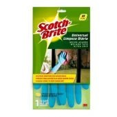 Guante De Limpieza 3M De Caucho Unisex Talla M Azul Mn300112807