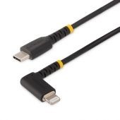 Cable De Carga Startech.Com Usb-C A Lightning 1 Metro Negro Iphone Ipad Rusb2Cltmm1Mr