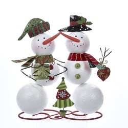 Muñecos de Nieve con Pinito 30Cm