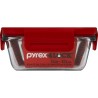 Refractario Rectangular Pyrex 4-Lock 2 Tz 473 Ml 11186 Pyrex