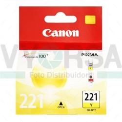Cartucho de Tinta CANON CLI-221 Y Amarillo