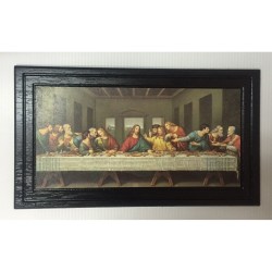 Cuadro Última Cena Oo2 Estampa Italiana