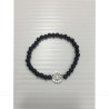 Pulseras Perlas Neg Sb880322-02-Be11 Estampa Italiana