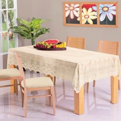 Mantel Rectangular De Encaje Merida Beige