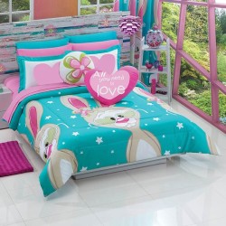 Edredon Rabbit Dos Vistas Matrimonial/Queen Size