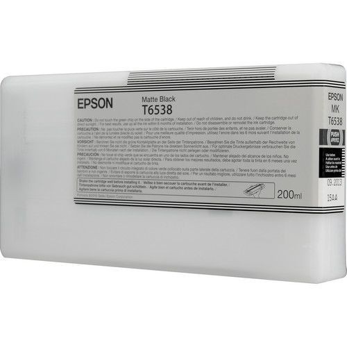 Cartucho de Tinta EPSON T6538 Negro Mate