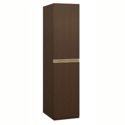 Closet Modular con 2 Tubos, Color Wengue